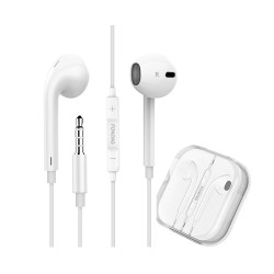 Foneng Music Wired Earphone Kit T46 3.5mm White Foneng Music Wired Earphone Kit T46 3.5mm White